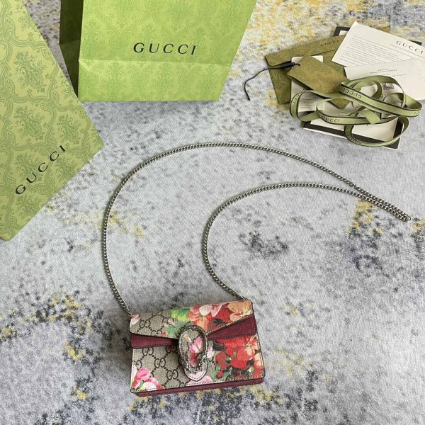 Gucci Dionysus GG Blooms 476432 Super Mini Bag A263305