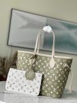 Louis Vuitton Green Neverfull Women MM Tote M46102