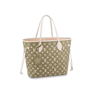 Louis Vuitton Green Neverfull Women MM Tote M46102