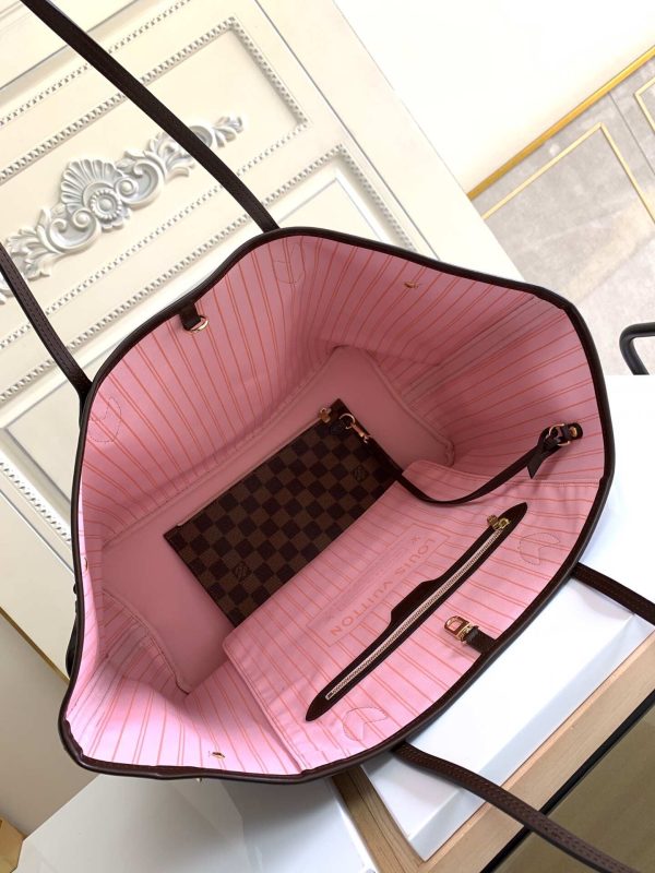 Louis Vuitton Neverfull GM Damier Ebene Canvas N41357 Pink