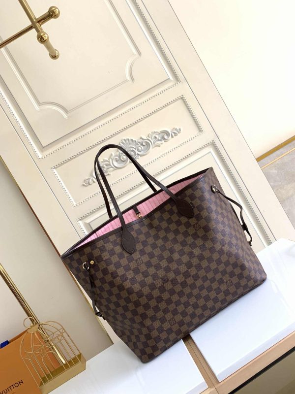 Louis Vuitton Neverfull GM Damier Ebene Canvas N41357 Pink