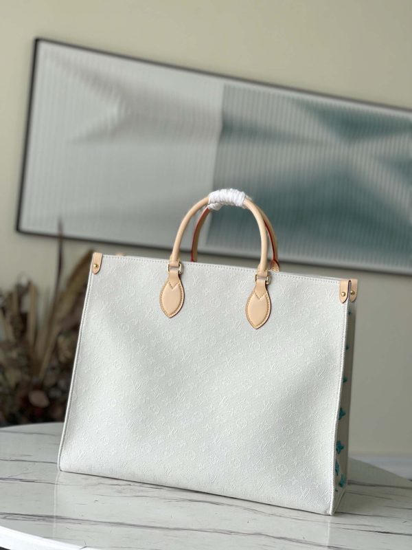 Louis Vuitton Onthego City Dubai White Tote MM GM Free Shipping