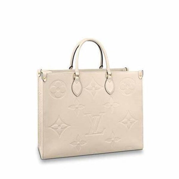 Louis Vuitton Onthego M45081 M44925 White Cream Color GM