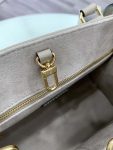 Louis Vuitton Onthego M45779 M45654 PM Grey Leather Small Tote