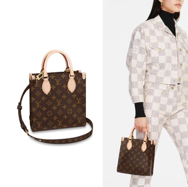 Louis Vuitton Petit Sac Plat BB M45847 Monogram 22cm