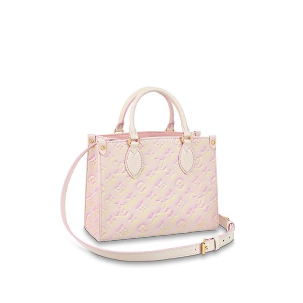 Louis Vuitton Pink Onthego M46168 PM Stardust