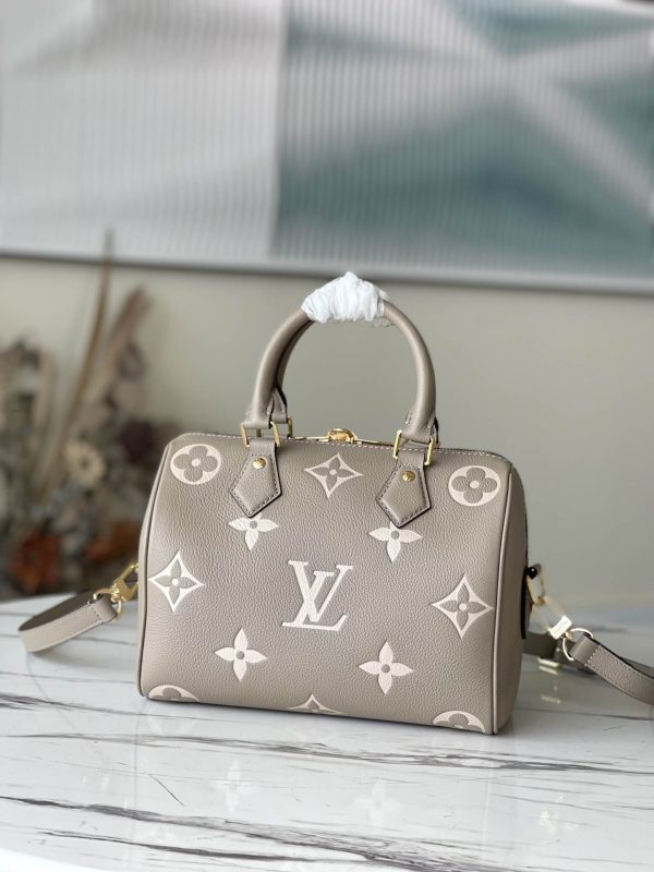 Louis Vuitton SPEEDY25 Bandoulière Grey Monogram Empreinte M58947