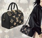 Louis Vuitton Speedy25 M58947 Black Leather Monogram