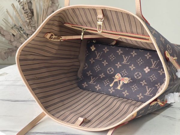 Louis Vuitton Puppy Neverfull M40995 MM Three Dogs