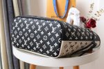 Louis Vuitton Tote Black White Neverfull Women MM Tote Bag