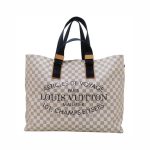 Louis Vuitton Shopping Traveling Damier Azur Canvas Holiday Tote 49cm N41180