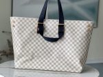 Louis Vuitton Shopping Traveling Damier Azur Canvas Holiday Tote 49cm N41180