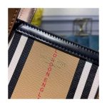 Burberry Logo and Stripe E-canvas Portrait Tote Bag 80224771