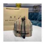 Burberry Logo Print Icon Stripe Nylon Drawcord Pouch 80267371