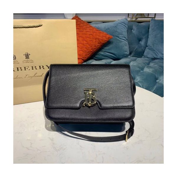 Burberry Medium Grainy Leather TB Bag 80193431