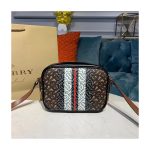 Burberry Monogram Stripe E-canvas Camera Bag 80183621