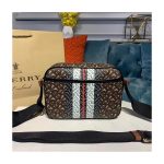 Burberry Monogram Stripe E-canvas Crossbody Bag 80216611