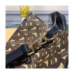 Burberry Small Monogram Print E-canvas Portrait Tote Bag 80250681