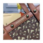 Burberry Small Monogram Print E-canvas Portrait Tote Bag 80250761