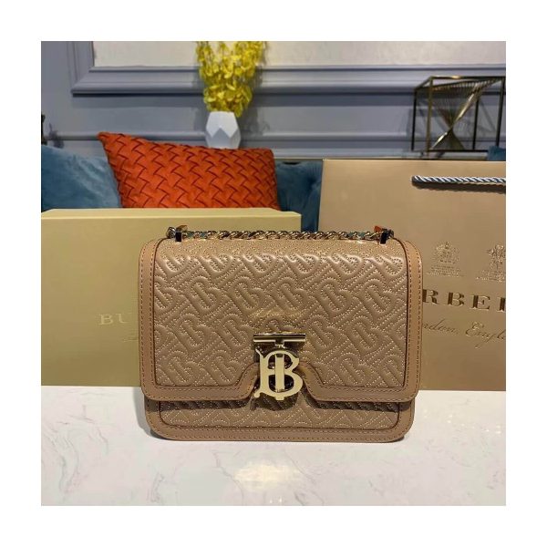 Burberry Small Quilted Monogram Lambskin TB Bag 80149221