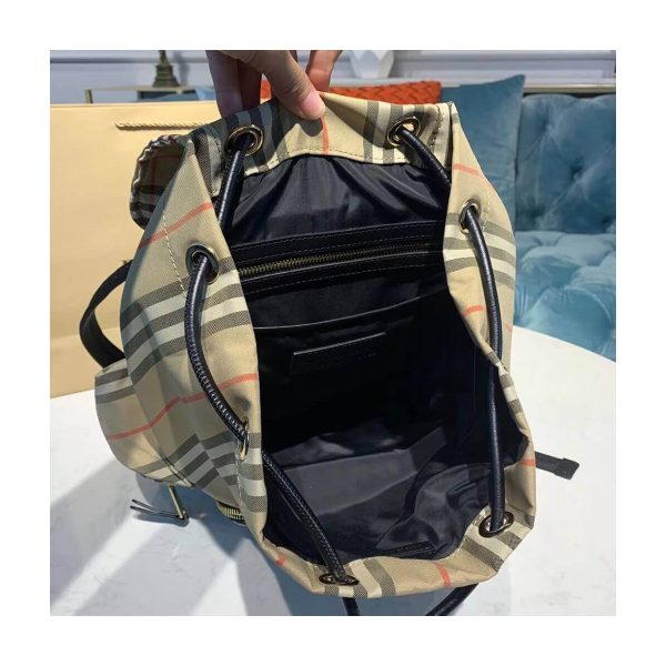 Burberry The Medium Rucksack in Icon Stripe Nylon 80151461