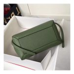 Celine Micro Belt Bag In Grained Calfskin 189153 Green