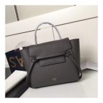 Celine Micro Belt Bag In Grained Calfskin 189153 Grey