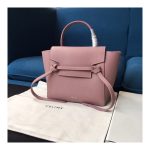 Celine Micro Belt Bag In Grained Calfskin 189153 Pink