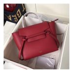 Celine Micro Belt Bag In Grained Calfskin 189153 Ruby