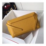 Celine Micro Belt Bag In Grained Calfskin 189153 Yellow