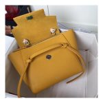 Celine Micro Belt Bag In Grained Calfskin 189153 Yellow