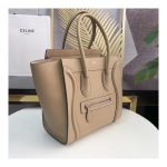 Celine Micro Luggage Handbag In Drummed Calfskin 189793