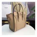 Celine Micro Luggage Handbag In Drummed Calfskin 189793