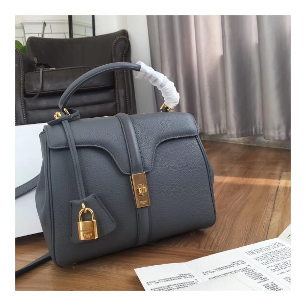 Celine Small 16 Bag In Grained Calfskin 188003