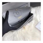 Chanel 1112 Grey Medium Size 2.55 Lambskin Leather Flap Bag