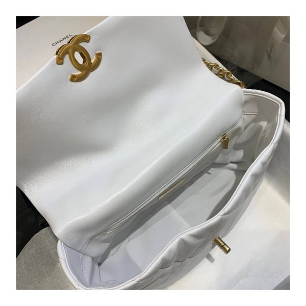 Chanel 19 Large Lambskin Flap Bag AS1161