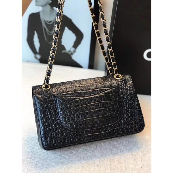 Chanel Alligator Flap Classic Bag 1112