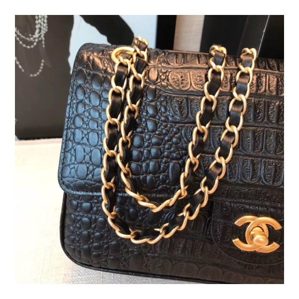 Chanel Alligator Flap Classic Bag 1112