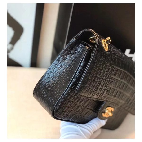 Chanel Alligator Flap Classic Bag 1112