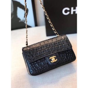Chanel Alligator Flap Classic Bag 1116