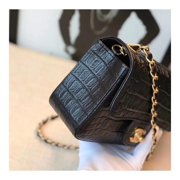 Chanel Alligator Flap Classic Bag 1116