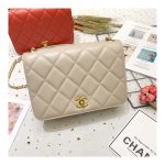 Chanel Calf Leather Single Flap Bag AS8869
