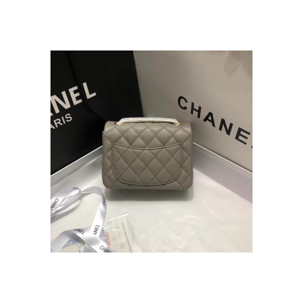 Chanel Caviar Leathe 17cm Classic Flap Bag 1115