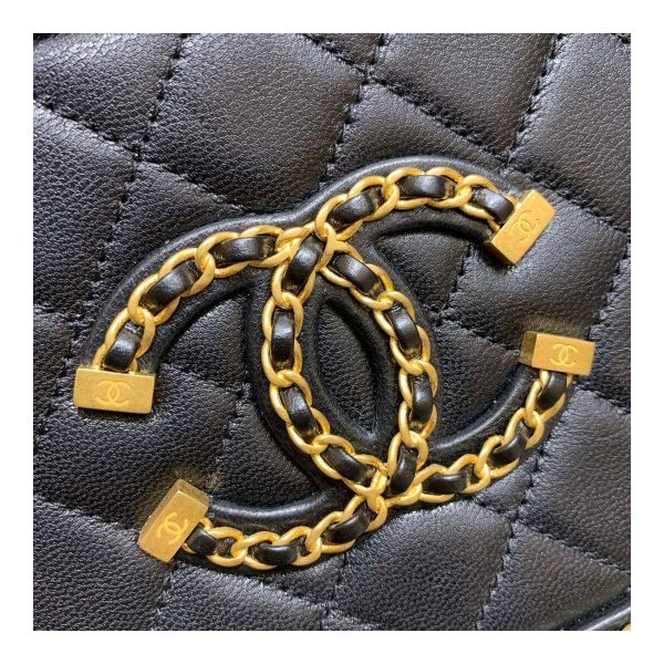 Chanel Chain Around CC Filigree Small Vanity Bag AS1785