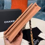 Chanel Goatskin Quilted 19 WOC Flap Bag On Chain 422740