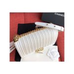 Chanel Imitation Pearls Boy Chanel Handbag A67086