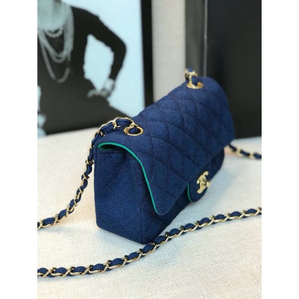 Chanel Jersey Classic Handbag A01112
