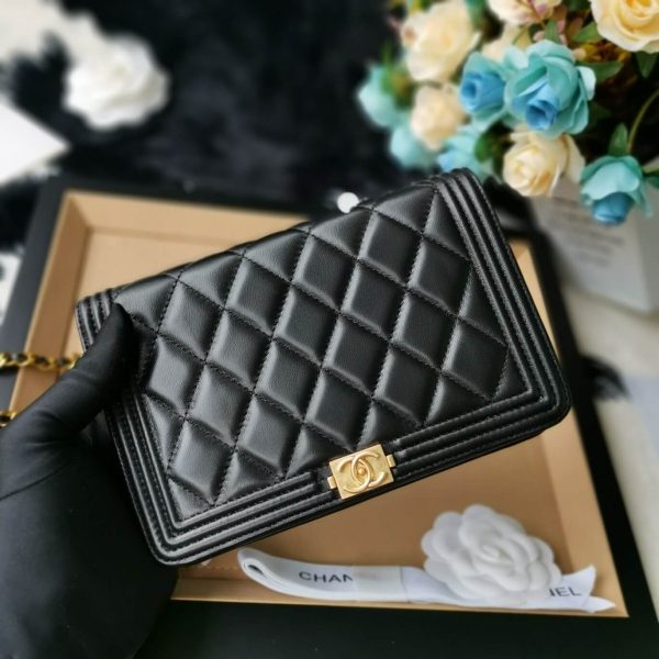 Chanel Lambskin Leboy Woc Chain Bag 80287