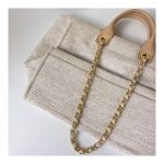 Chanel Mixed Fibers Shopping Bag A66942