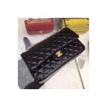 Chanel Pantent Leather Classic Flap Bag A01112